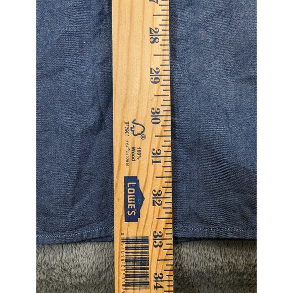 Dubinik Shirt Blue Men's Customized Version Button Down 3XL size XXXL - Picture 5 of 9